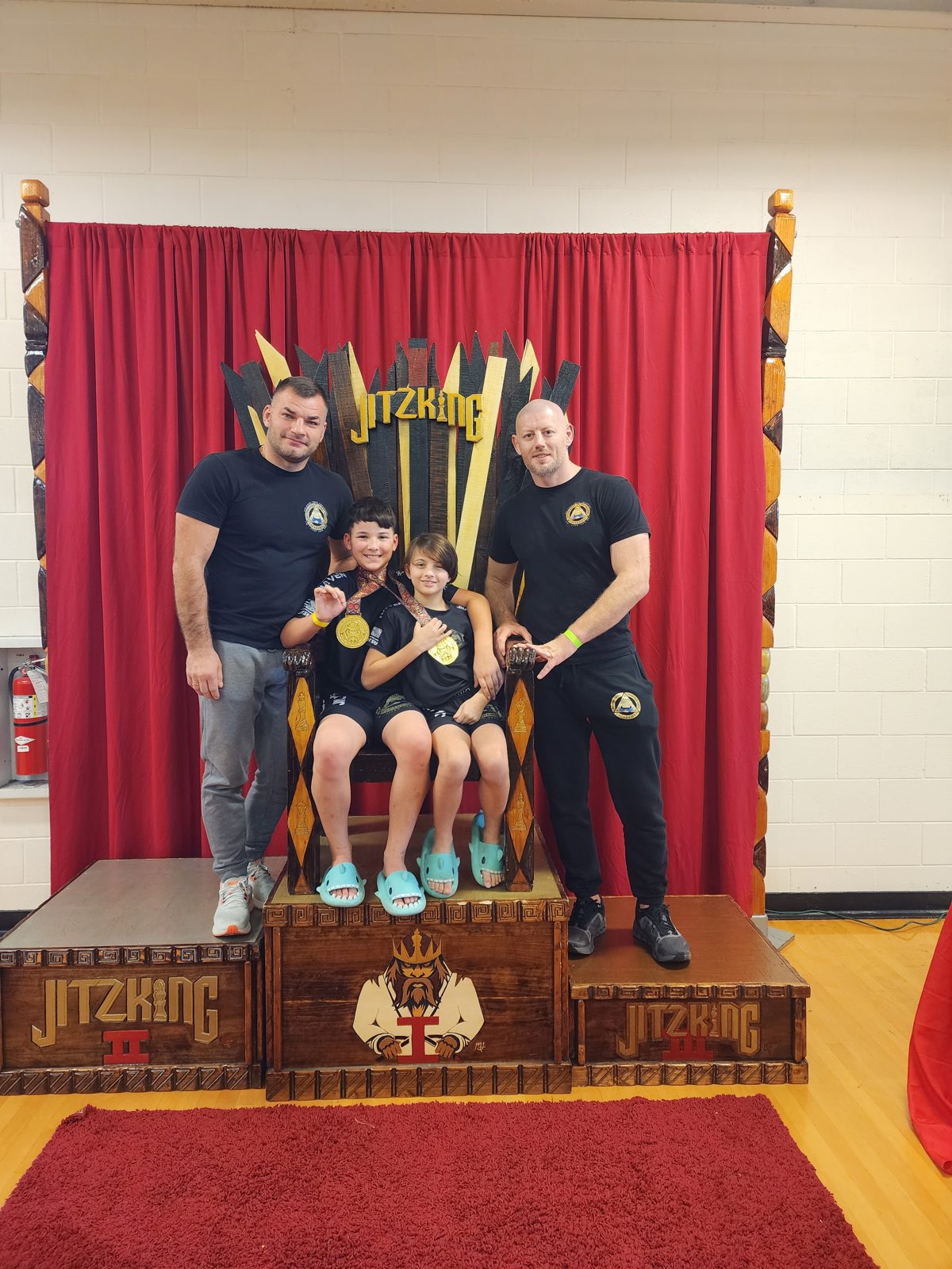 Kids martial arts class group photo at Winter Haven Martial Arts Academy